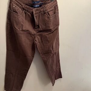 Bill Blass Men's Straight Jeans in Rich Brown